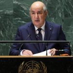 خطاب الرئيس عبد المجيد تبون أمام الجمعية العامة للأمم المتحدة (78) President Abdelmadjid Tebboune addresses the UN General Assembly (78)