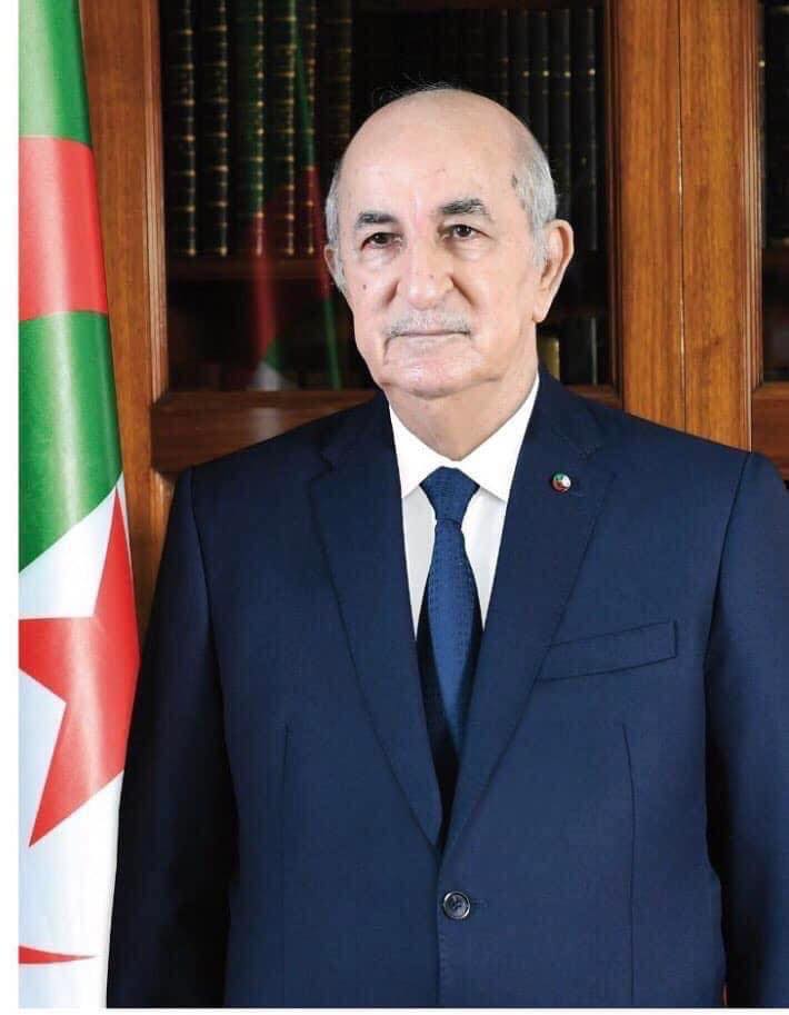 رئيس الجمهورية السيد عبد المجيد تبون يهنئ الشعب الجزائري بمناسبة عيد الفطر